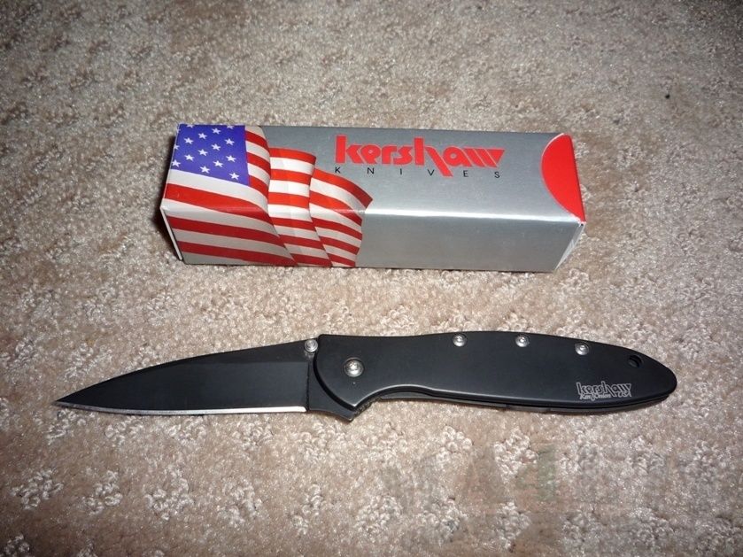 картинка Складной полуавтоматический нож Kershaw Leek Black K1660CKT от магазина ma4ete