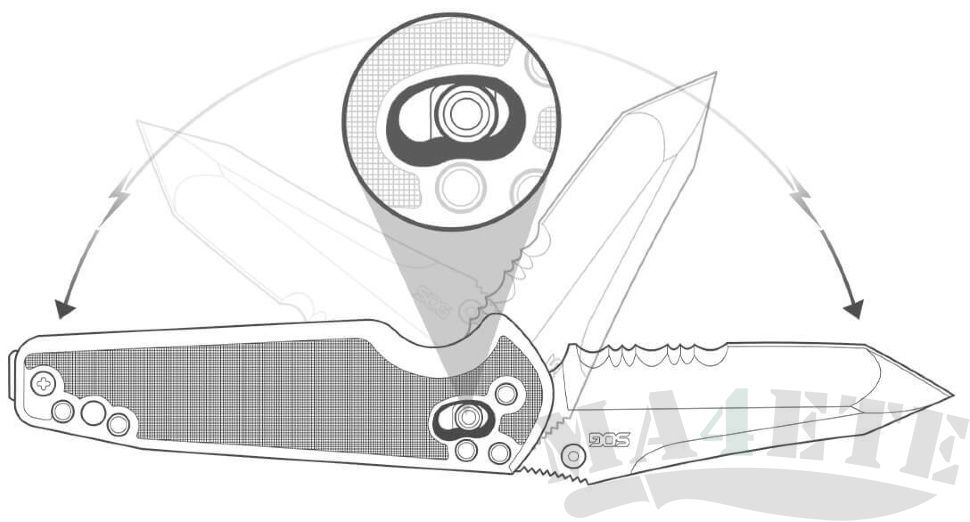 картинка Складной нож SOG X-Ray Vision XV71 от магазина ma4ete