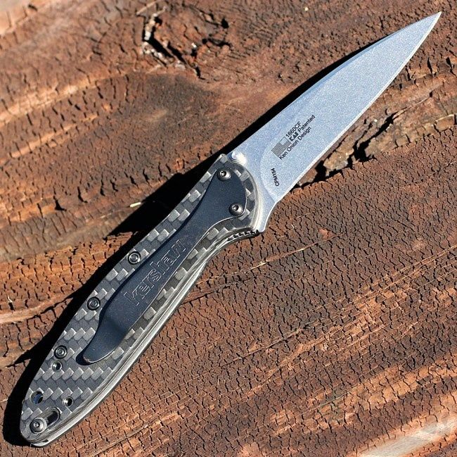 картинка Складной полуавтоматический нож Kershaw Leek K1660CF от магазина ma4ete