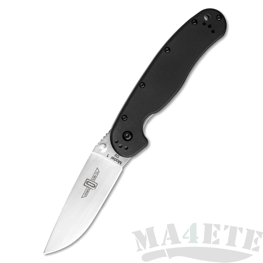 картинка Складной нож Ontario RAT-1 Satin Black 8867 от магазина ma4ete
