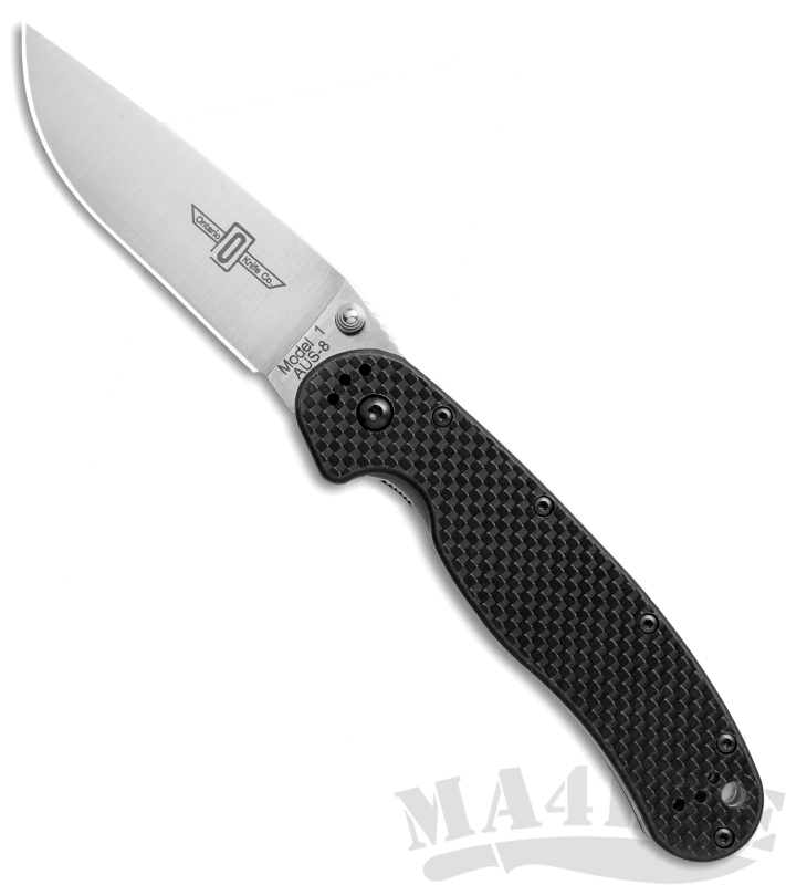 картинка Складной нож Ontario RAT-1 Carbon Fiber 8886CF от магазина ma4ete