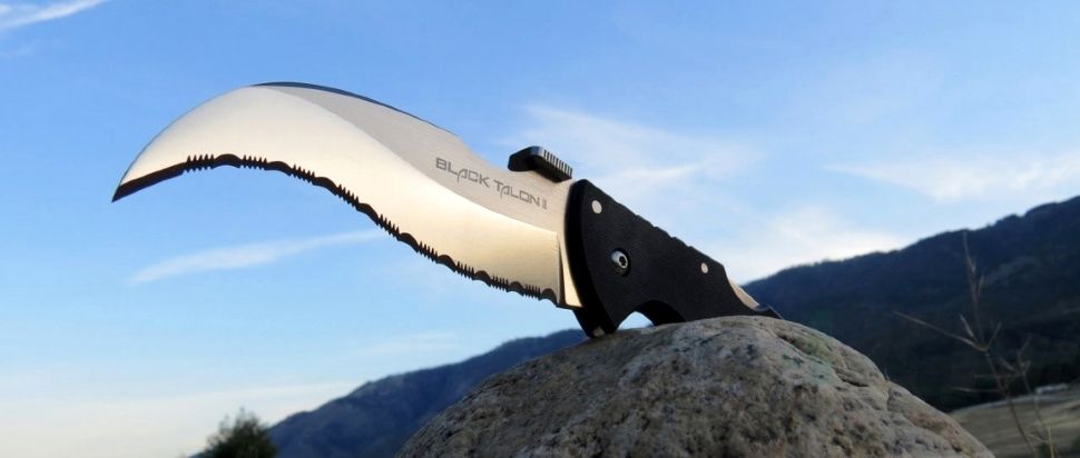 картинка Складной нож Cold Steel Black Talon II Serr 22BTS от магазина ma4ete