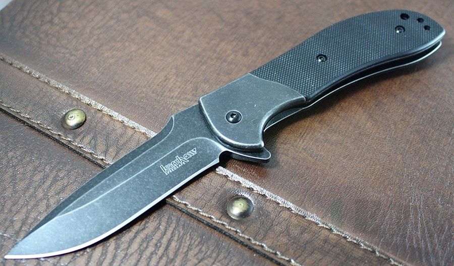 картинка Складной полуавтоматический нож Kershaw Scrambler BlackWash K3890BW от магазина ma4ete