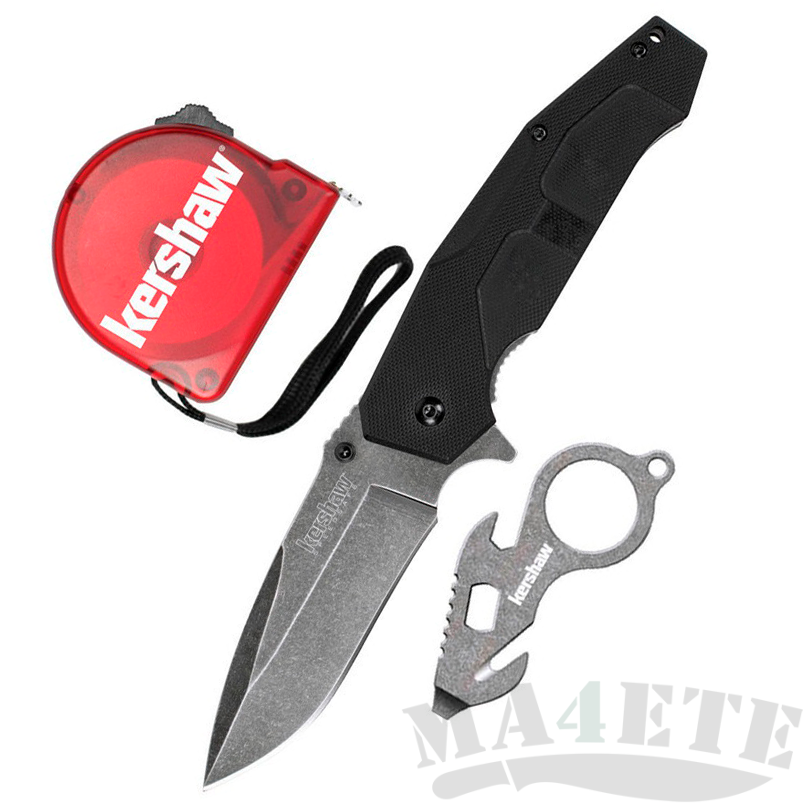 картинка Складной полуавтоматический нож + мультитул и рулетка Kershaw D.I.Y. Set 1321KITX от магазина ma4ete