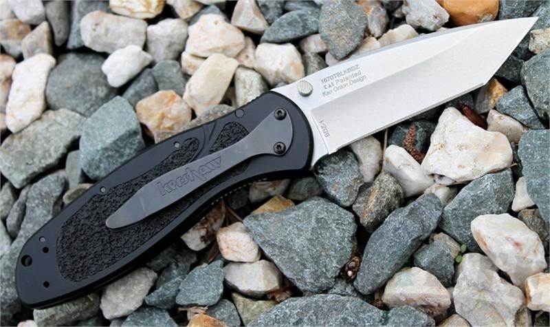 картинка Складной полуавтоматический нож Kershaw Blur Tanto 1670TBLKBDZ от магазина ma4ete
