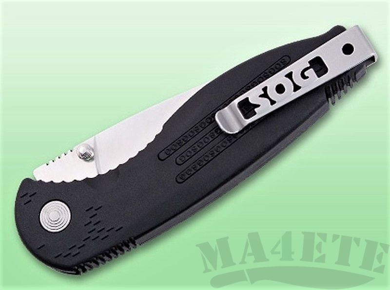картинка Складной полуавтоматический нож SOG Aegis AE01 от магазина ma4ete