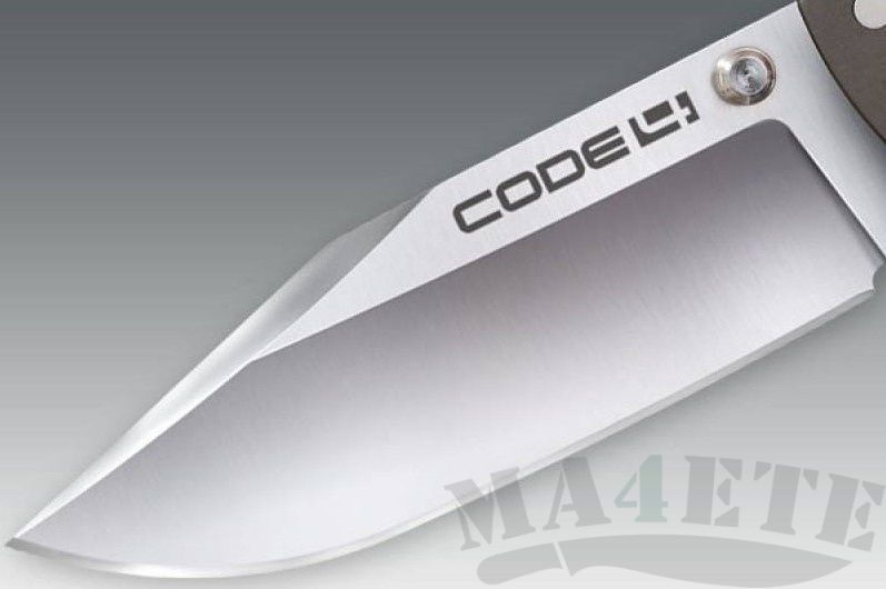 картинка Складной нож Cold Steel Code 4 Clip Point Aus 8A 58TPC от магазина ma4ete