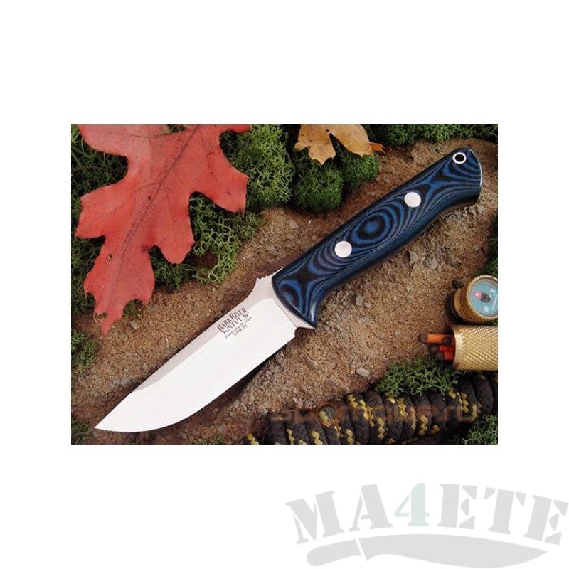 картинка Нож Bark River Bravo1 3VR Blue&Black G-10 от магазина ma4ete