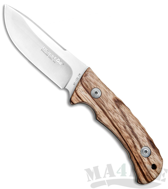 картинка Нож Fox BlackFox Outdoor Zebra Wood BF-132ZW от магазина ma4ete
