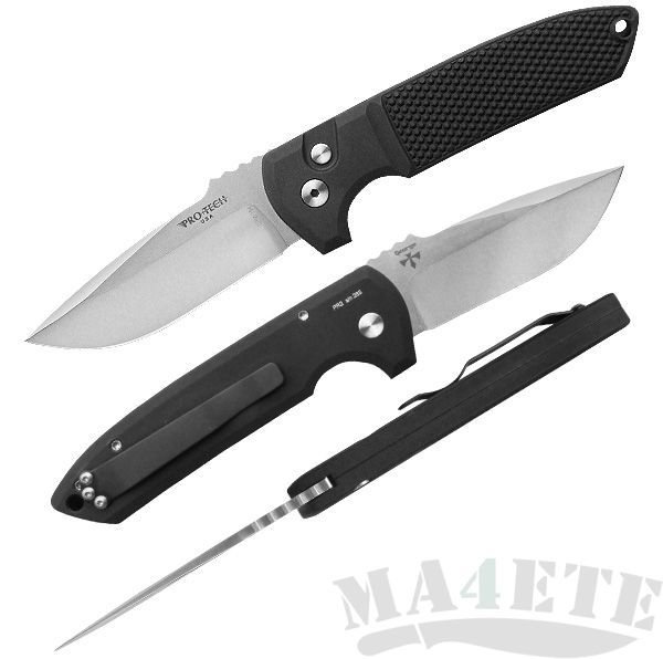 картинка Складной автоматический нож Pro-Tech Rockeye Satin Blade LG205SF от магазина ma4ete