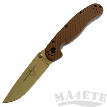 картинка Складной нож Ontario RAT-2 Coyote Brown 8860CB от магазина ma4ete