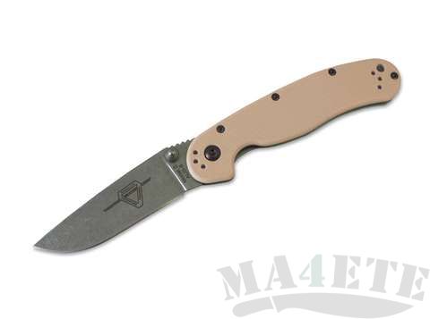 картинка Складной нож Ontario RAT-2 Tan 8881TN от магазина ma4ete
