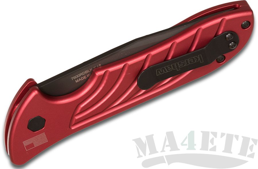 картинка Складной автоматический нож Kershaw Launch 5 Red 7600RDBLK от магазина ma4ete
