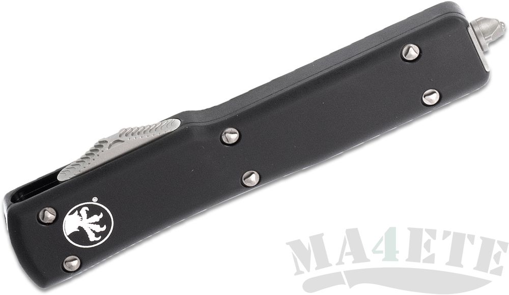 картинка Автоматический фронтальный выкидной нож Microtech, Black, Satin 6.2 см. MT_148-4 UTX-70 от магазина ma4ete