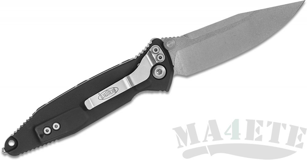 картинка Нож складной Microtech, Black Aluminum Handle,10.2 см. MT_160-10 Socom Elite от магазина ma4ete