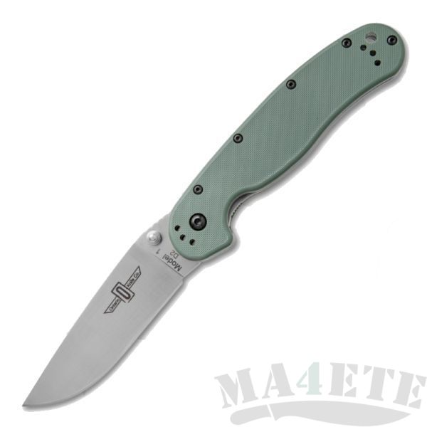 картинка Складной нож Ontario Rat 1 D2 Tool Steel, Satin Blade, Olive Drab Handle ON8867OD от магазина ma4ete