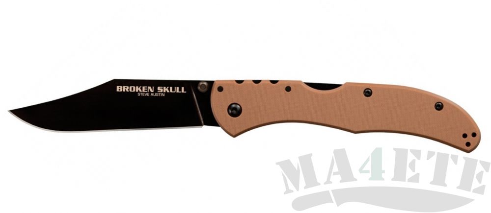картинка Нож складной Cold Steel 54S2A Broken Skull 4 (Coyote Tan),коричневый от магазина ma4ete