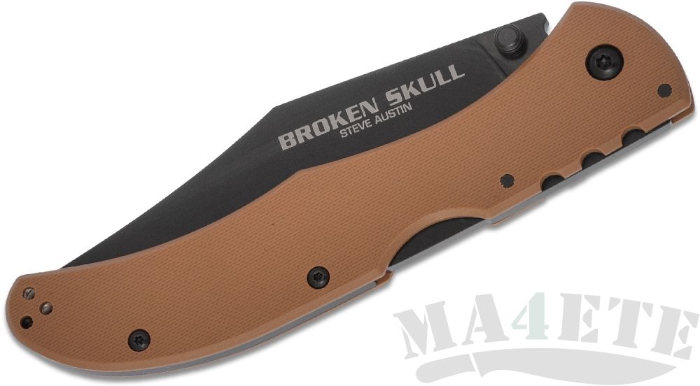 картинка Нож складной Cold Steel 54S2A Broken Skull 4 (Coyote Tan),коричневый от магазина ma4ete