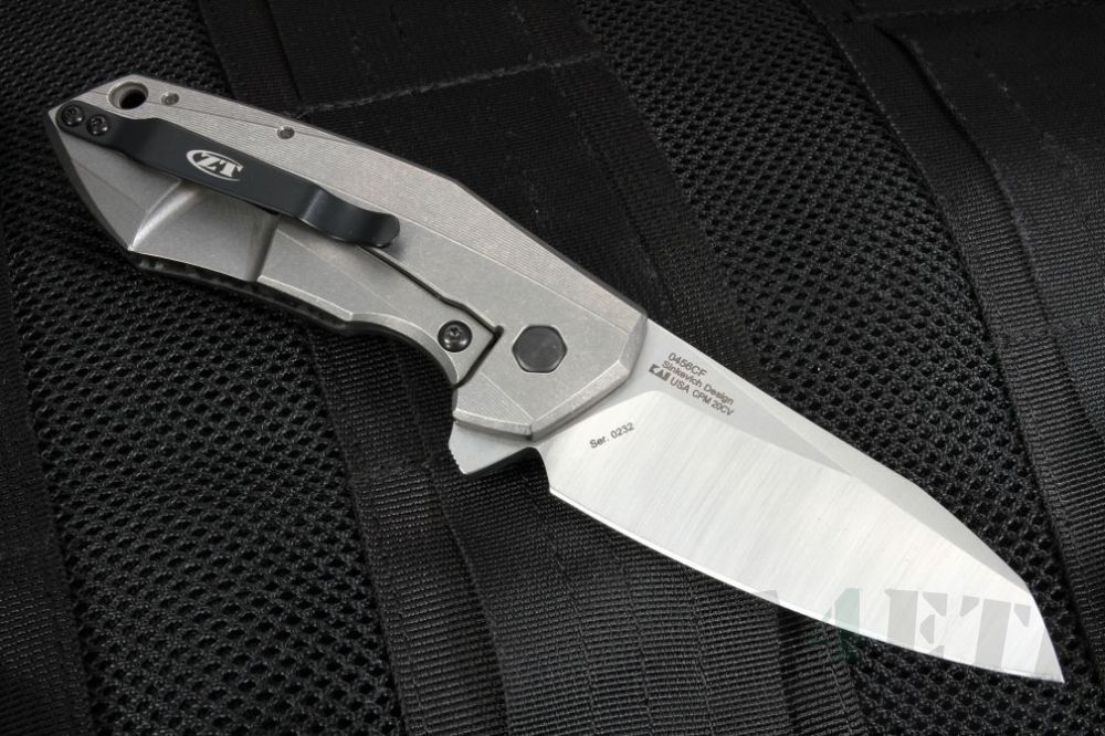 картинка Нож складной Zero Tolerance 0456CF Sprint Run, титан карбон от магазина ma4ete