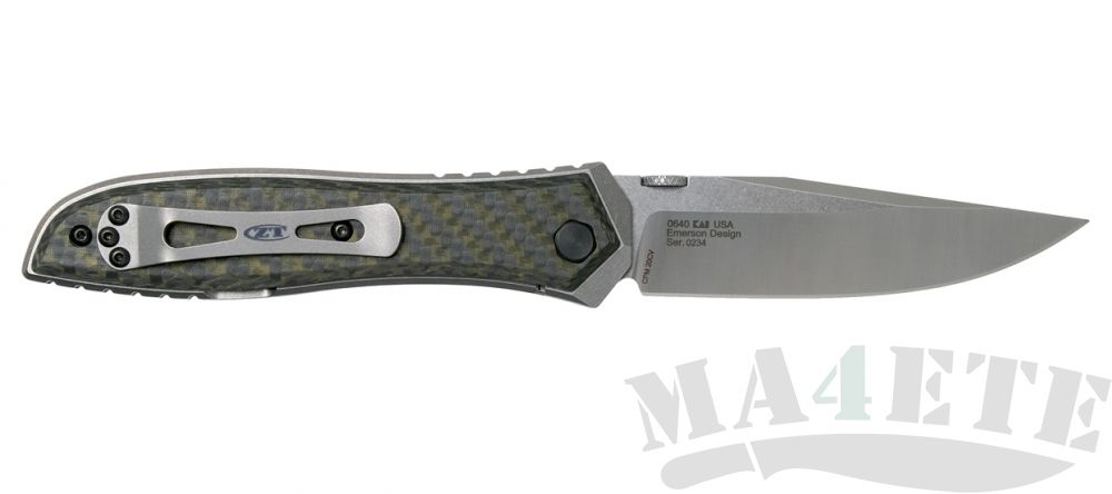 картинка Нож складной Zero Tolerance 0640 Emerson Viper, титан карбон от магазина ma4ete