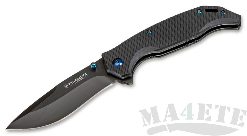 картинка Нож складной Boker Magnum Blue Night 440А, G-10 Handle BK01RY714 от магазина ma4ete