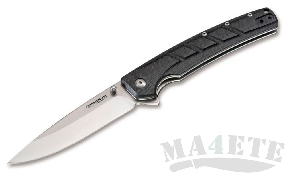 картинка Нож складной Boker Magnum Gatto Nero, 440А, G-10 Handle BK01MB724 от магазина ma4ete