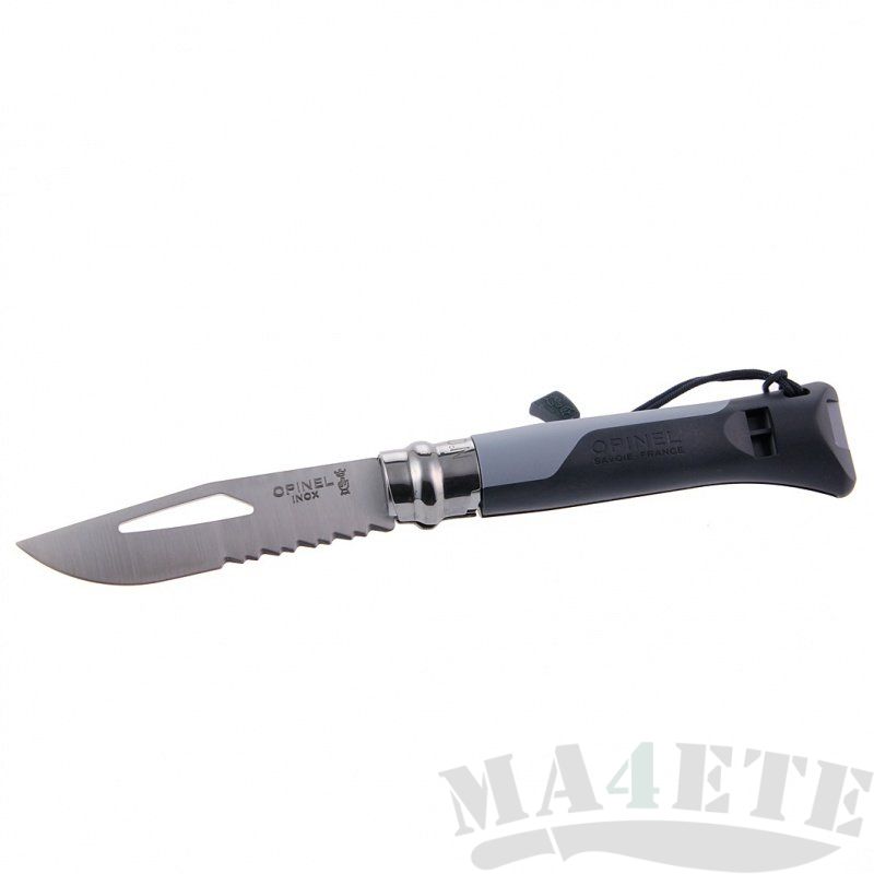 картинка Нож складной Opinel 08 Outdoor Grey 8VRI, серый 8.5 см, 1579 от магазина ma4ete