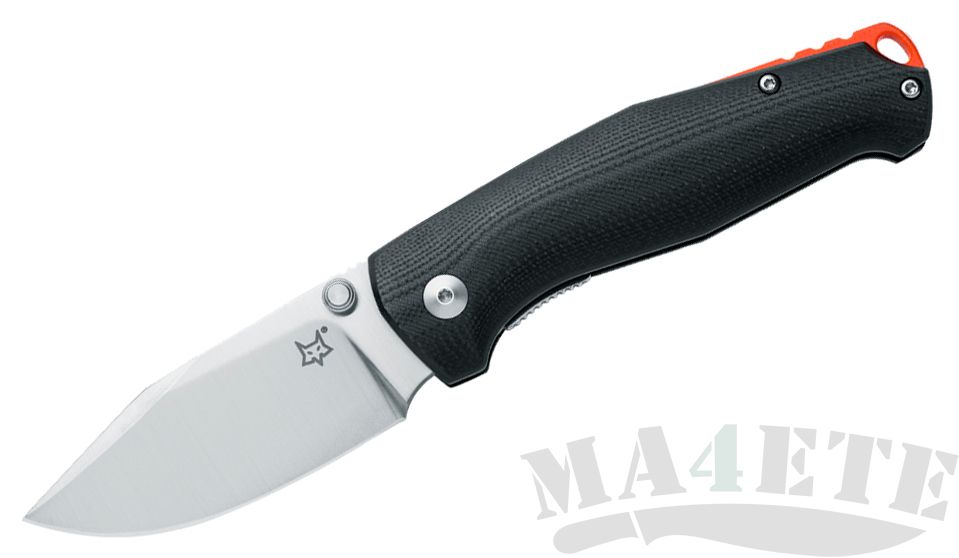 картинка Нож складной FOX TUR Design By Jesper Voxnaes N690Co Black G-10 Handle FX-523B от магазина ma4ete