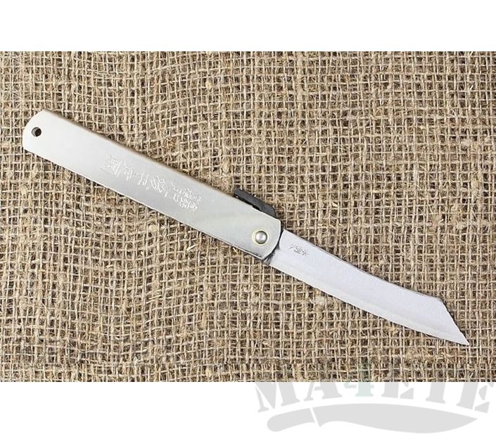 картинка Нож складной Higonokami by Motosuke Nagao Stainless Steel Handle 8см HKC-080SL от магазина ma4ete