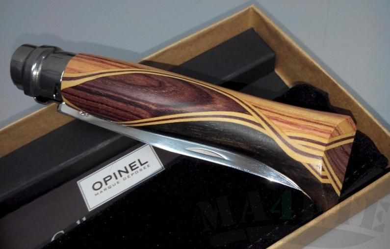 картинка Нож складной Opinel Tradition Luxury range N08 Chaperon, в подарочной упаковке с чехлом 0013997 от магазина ma4ete