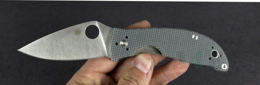 картинка Нож складной Spyderco Alcyone Gray G-10 Handle C222GPGY от магазина ma4ete