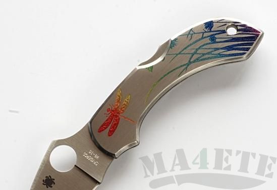 картинка Нож складной Spyderco Dragonfly Stainless Steel Tattoo C28PT от магазина ma4ete