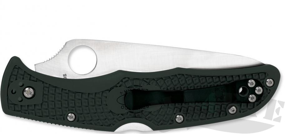 картинка Нож складной Spyderco Endura ZDP-189 Steel Green FRN Handle C10PGRE от магазина ma4ete
