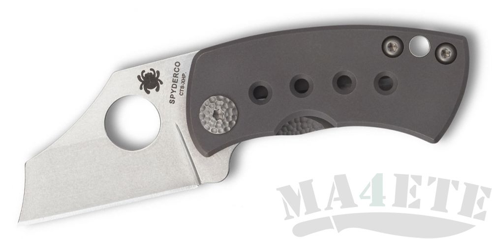 картинка Нож складной Spyderco McBee Jonathan McNees design CTS XHP Stonewas Blade, Titanium Handle C236TIP от магазина ma4ete