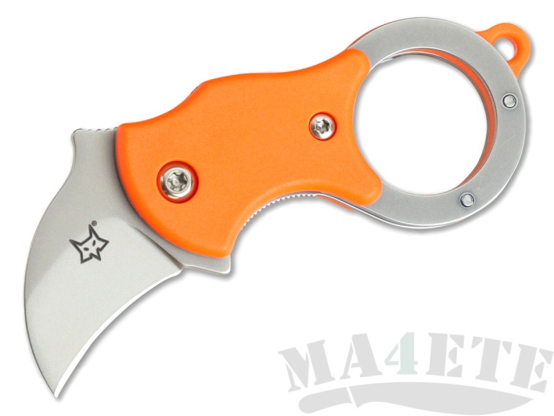 картинка Складной нож-брелок Fox Mini-KA Karambit Orange 535O от магазина ma4ete
