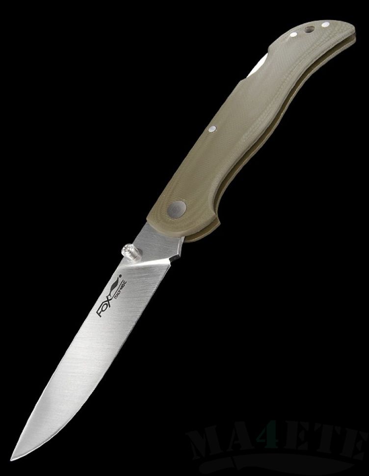 картинка Складной нож Fox G10 Green F500G от магазина ma4ete