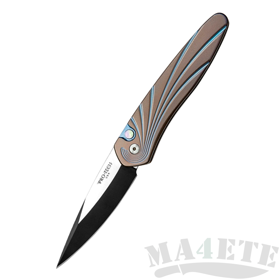 картинка Складной автоматический нож Pro-Tech Newport 3452 Custom от магазина ma4ete