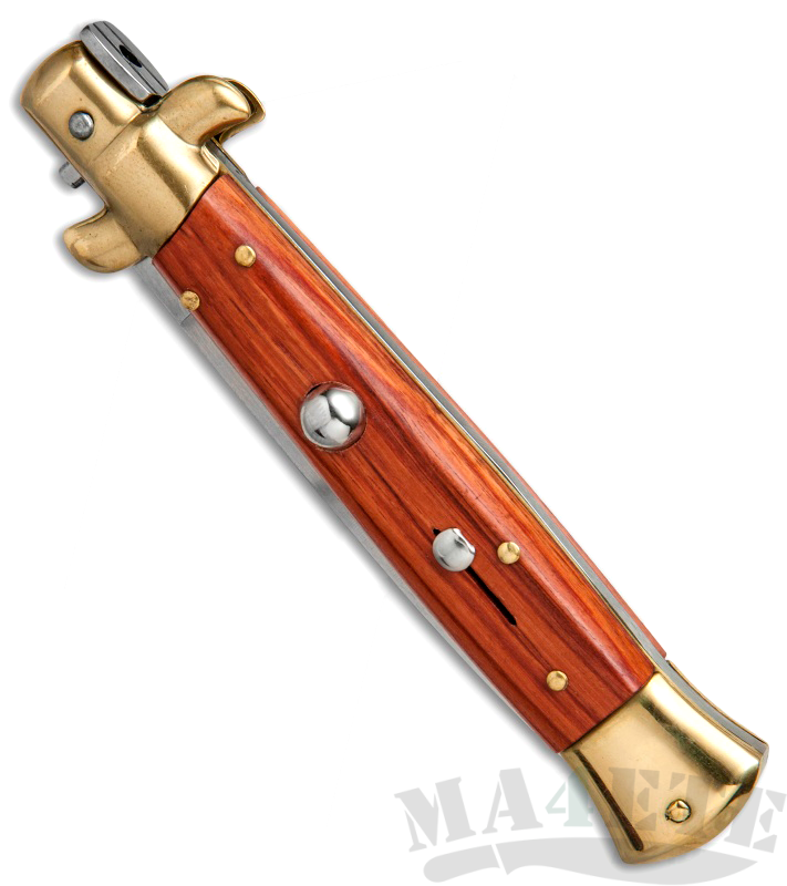 картинка Складной автоматический нож Fox Traditional Italian Stiletto Palissander Wood 250/20PO от магазина ma4ete
