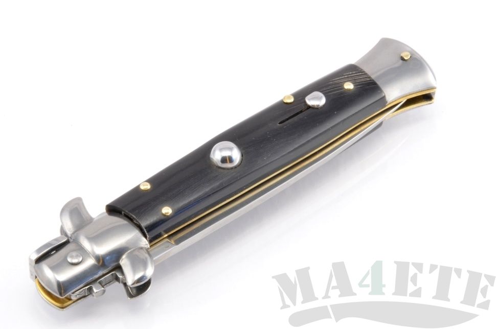 картинка Складной автоматический нож Fox Traditional Italian Stiletto, Cow Horn 250/20CR от магазина ma4ete