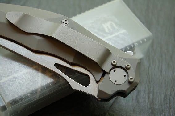 картинка Складной нож Messerkonig Darkstalker Mini Slim V2 Silver Twill DSFms02 от магазина ma4ete