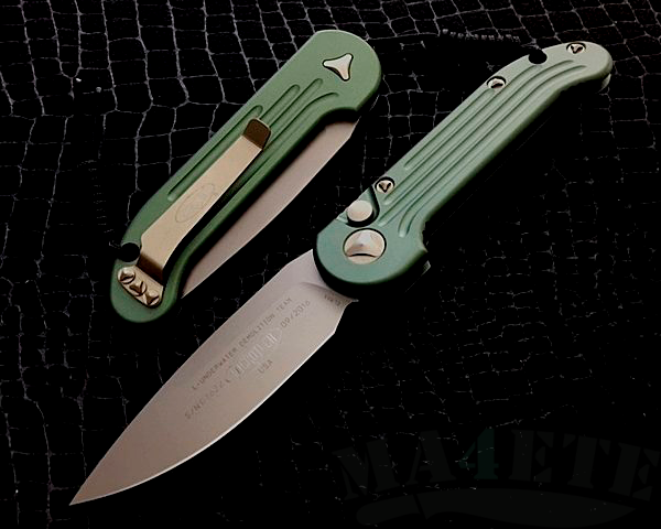 картинка Складной автоматический нож Microtech LUDT Green MT_135-4OD от магазина ma4ete