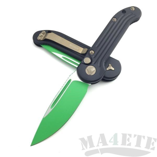картинка Складной автоматический нож Microtech LUDT Jedi Master Green MT_135-1JM от магазина ma4ete