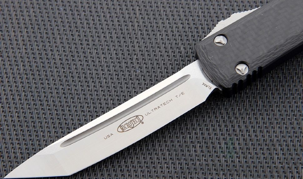 картинка Автоматический выкидной нож Microtech Ultratech T/E MT_123-4CF от магазина ma4ete