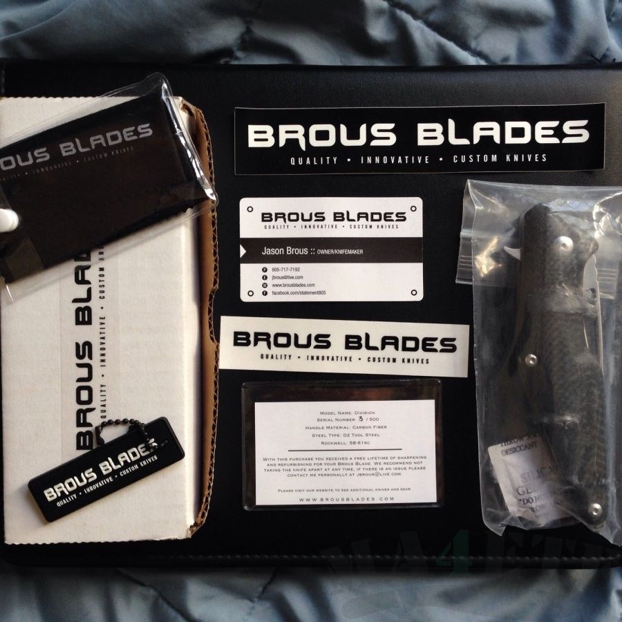 картинка Складной нож Brous Blades Division Flipper от магазина ma4ete