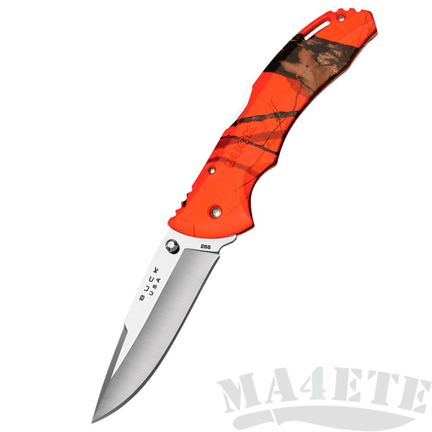 картинка Складной нож Buck Bantam BHW Mossy Oak Blaze Camo 0286CMS9 от магазина ma4ete